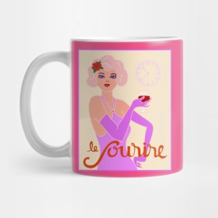 Vintage Flapper Design Mug